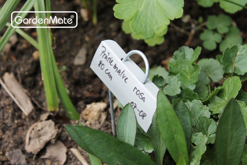 GardenMate 25-Pack Weatherproof Mini Metal Plant Labels, Height 5 3/4'', Label Area 7/8'' x 2 1/2'' - Image 5